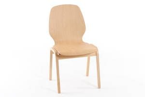 Die Oslo Stühle, ganz aus Holz Die Oslo Stühle, ganz aus Holz